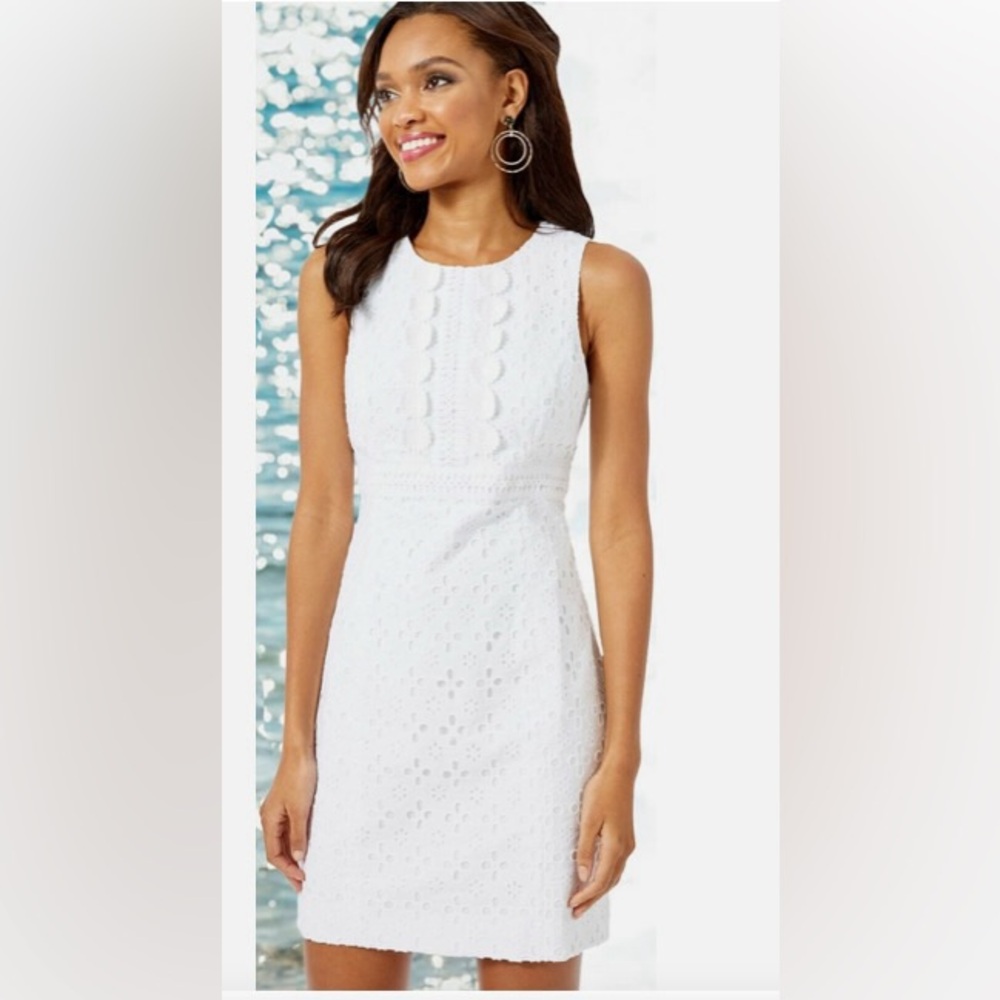 Lilly Pulitzer Railee Shift white dress size 4